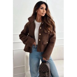 Veste à boutons dorés