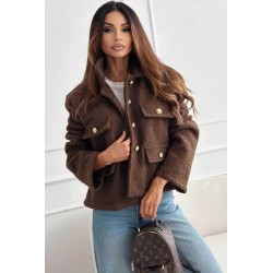 Veste à boutons dorés