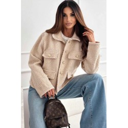 Veste à boutons dorés