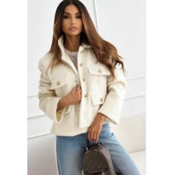 Veste à boutons dorés