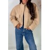Veste Teddy bomber